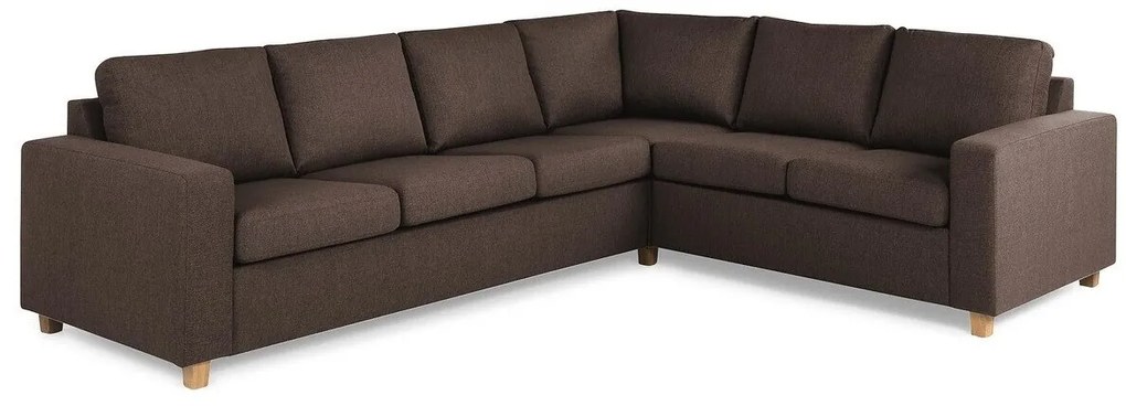 Γωνιακός Καναπές Scandinavian Choice C156, Δρυς, Καφέ, 284x223x80cm, Πόδια: Ξύλο | Epipla1.gr