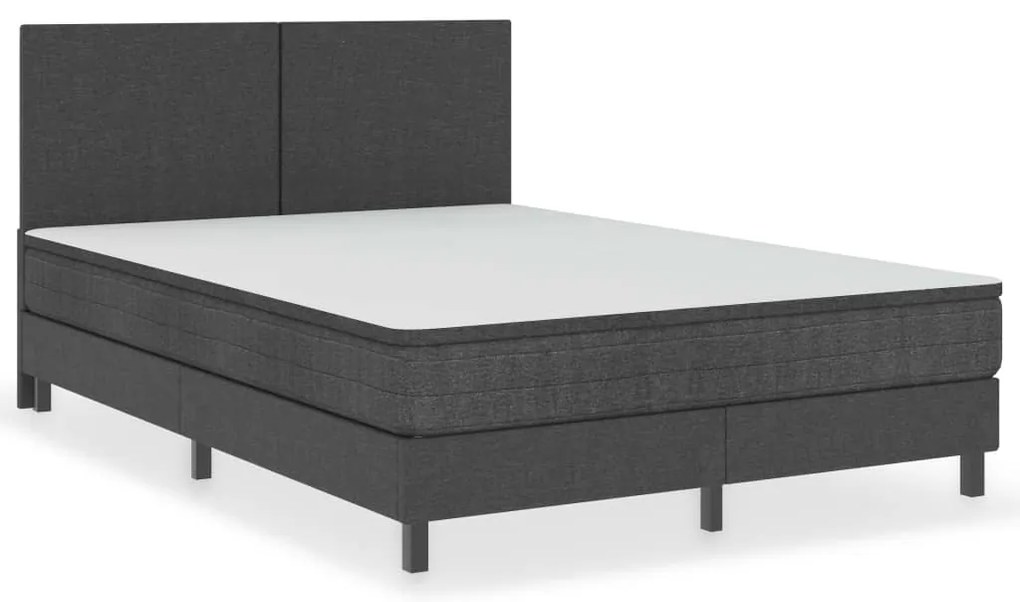 vidaXL Κεφαλάρι Σκούρο Γκρι 160 x 200 εκ. Υφασμάτινο