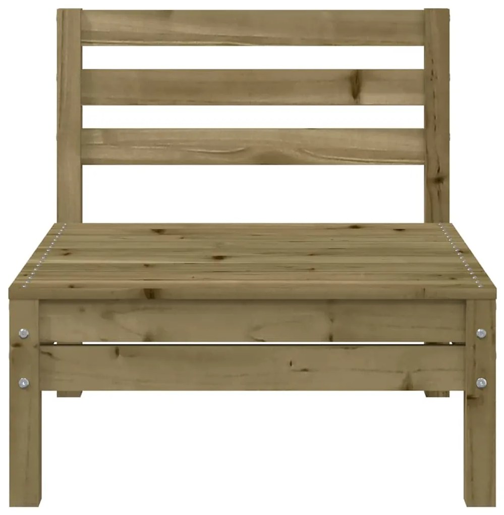 vidaXL Καναπές Κήπου Χωρίς Μπράτσα από Εμποτισμένο Ξύλο Πεύκου