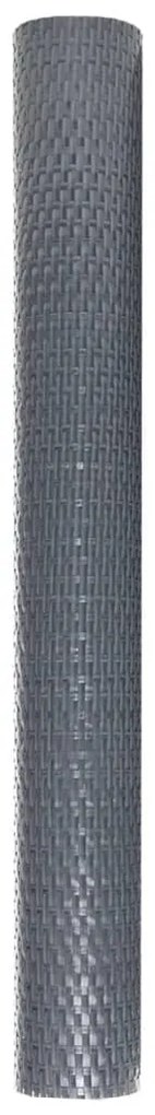 vidaXL Διαχωριστικό Βεράντας Ανθρακί 300 x 80 εκ. από Συνθετικό Ρατάν