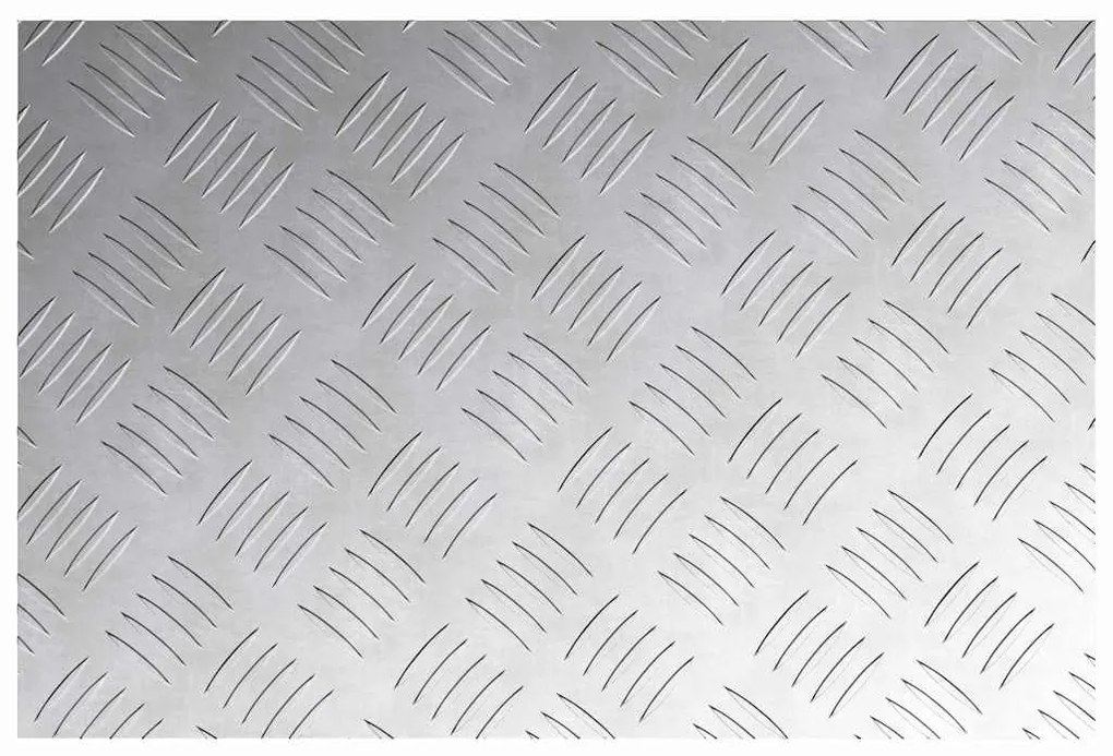 vidaXL Επιφάνειες Καρό 4 pcs Ασημί 60 x 40 cm Αλουμίνιο