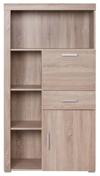 Ραφιέρα Damis 90.5x35x164εκ Σονόμα