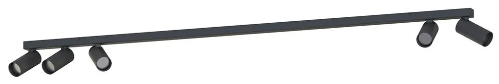 Φωτιστικό Οροφής - Σποτ Fourty 10741 4-16.5x118-130x6.5-11.5cm 5xGU10 10W Black Nowodvorski