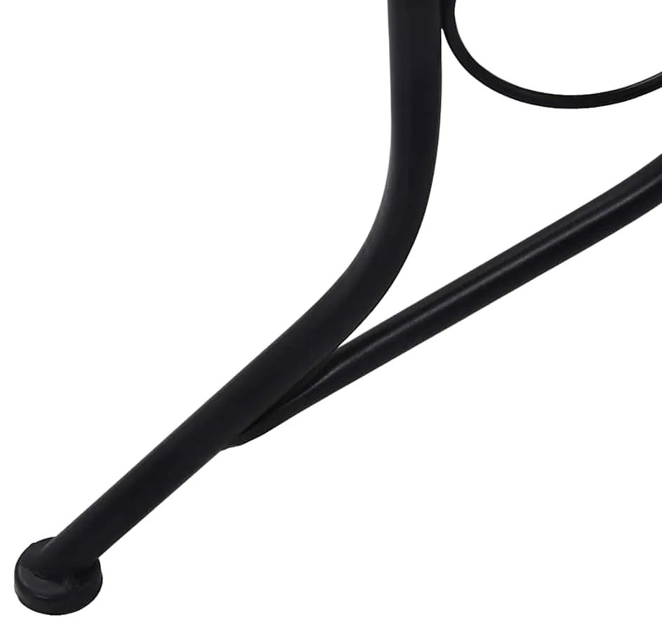 vidaXL Τραπέζι Bistro «Μωσαϊκό» Γκρι 60 εκ. Κεραμικό