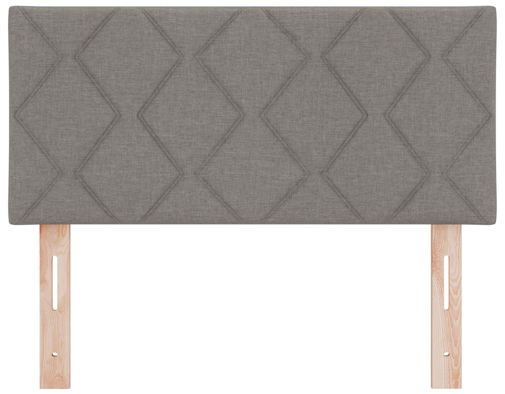 vidaXL Υφασμάτινο Κεφαλάρι Geometric με κεφαλάρι Taupe 90 cm ύφασμα