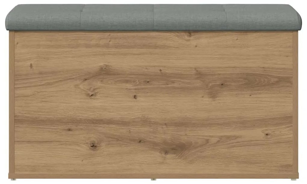 vidaXL Πάγκος αποθήκευσης  Artisan Oak 82x42x45 cm Κατασκευασμένο ξύλο
