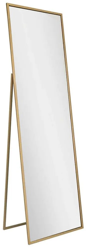 Καθρέπτης Δαπέδου - Τοίχου Cool 552NOS2307 50x60x170cm Gold Aberto Design Metal, Glass