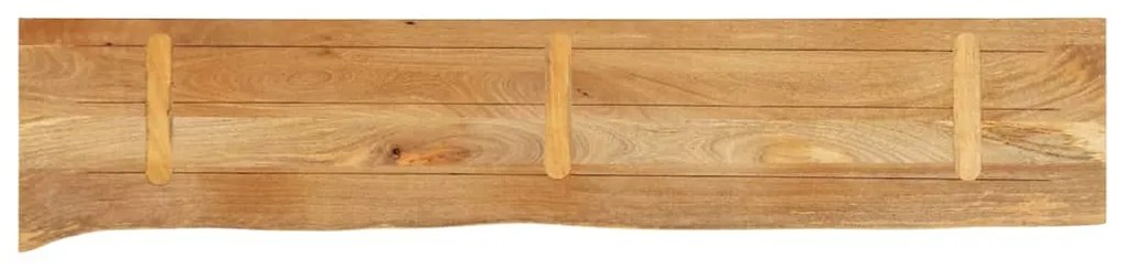 vidaXL Επιφάνεια Τραπεζιού 180x20x2,5 εκ. Live Edge Μασίφ Ξύλο Μάνγκο