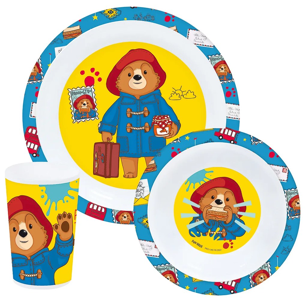 Παιδικό Σετ Φαγητού 3τμχ Ango Paddington 006195
