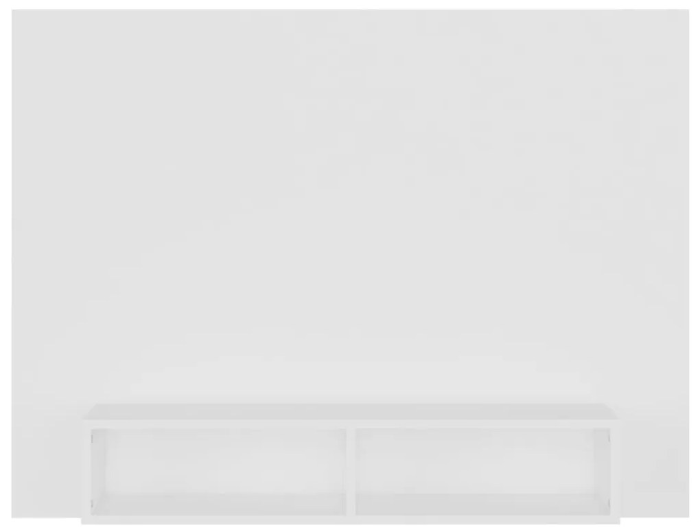 vidaXL Έπιπλο Τηλεόρασης Τοίχου Λευκό 120 x 23,5 x 90 εκ. Μοριοσανίδα