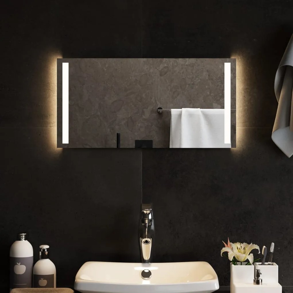 vidaXL Καθρέφτης Μπάνιου με LED 60 x 30 εκ.