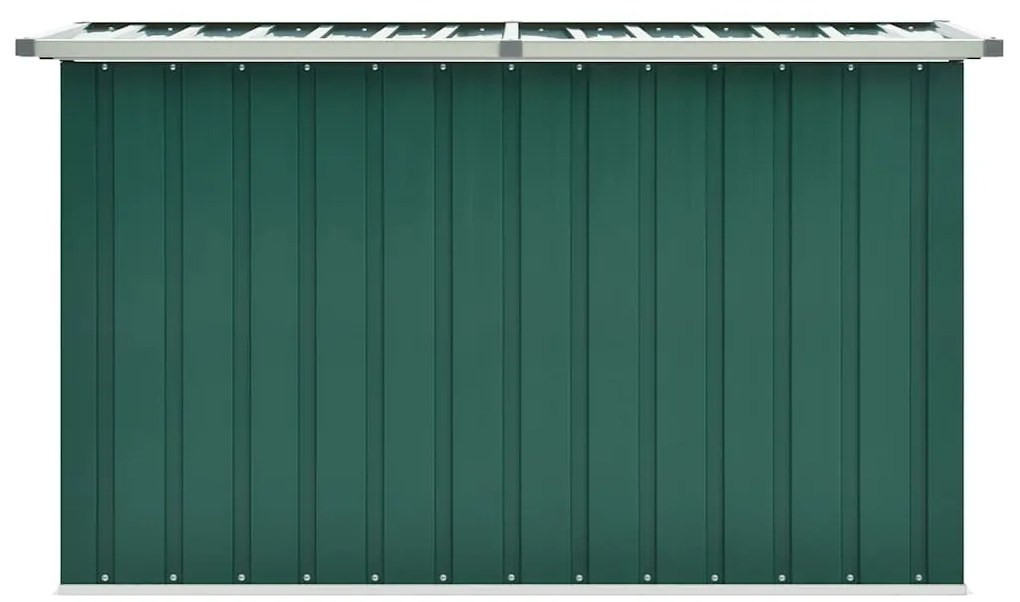 vidaXL Μπαούλο Αποθήκευσης Κήπου Πράσινο 149 x 99 x 93 εκ.