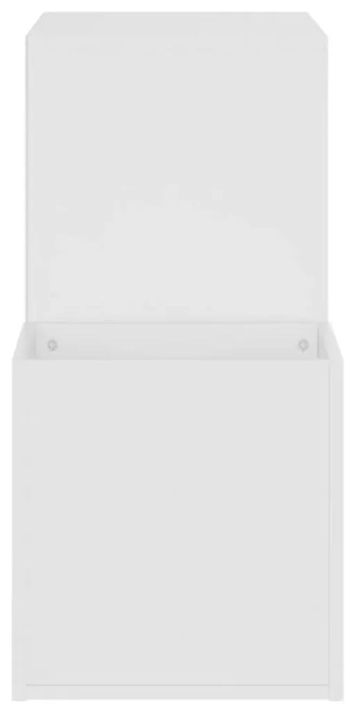 vidaXL Παπουτσοθήκη Χολ Λευκή 105 x 35,5 x 70 εκ. από Επεξ. Ξύλο