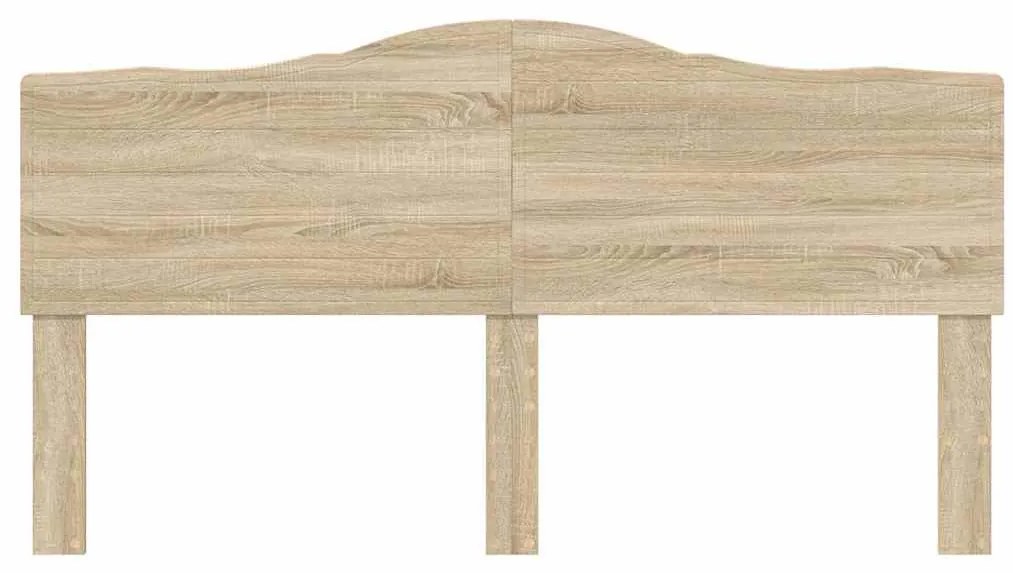 vidaXL Κεφαλάρι με κεφαλάρι Δρύς Sonoma 180 cm Επεξεργασμένο ξύλο