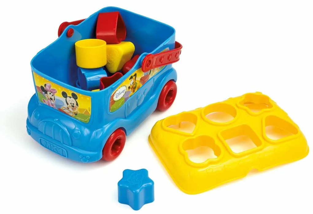 Διαδραστικό Παιδικό Παιχνίδι Clementoni The Mickey Mouse Bus 9 Τεμάχια