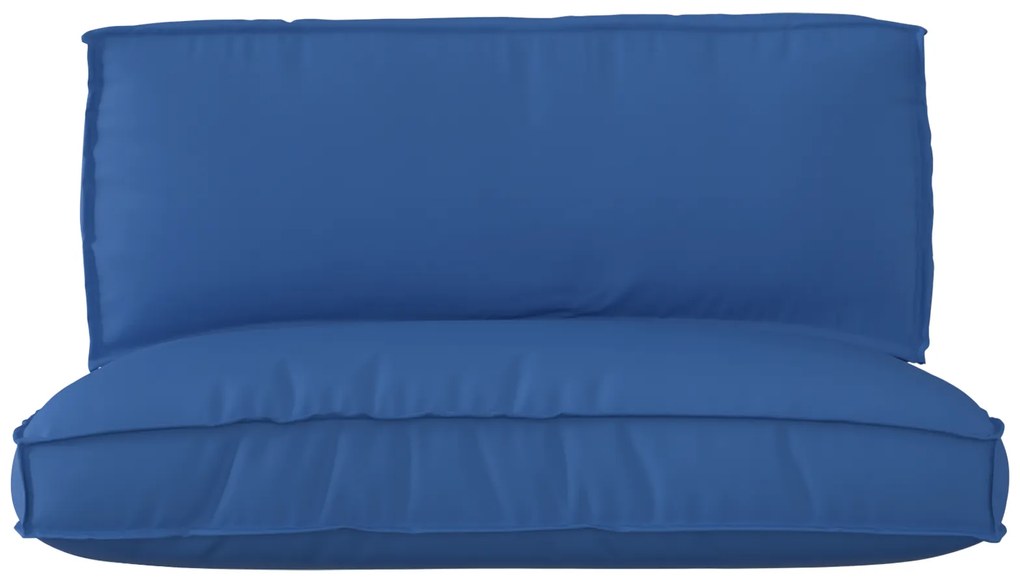 vidaXL Σετ Μαξιλαριών Πάγου 2 pcs Μπλε Ρουά 120 x 80 x 12 cm