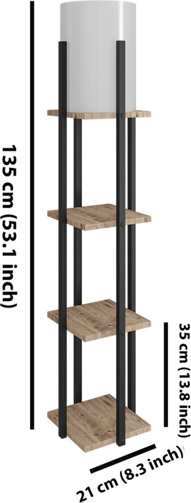 Floor Lamp Nora SRC Natural
Black