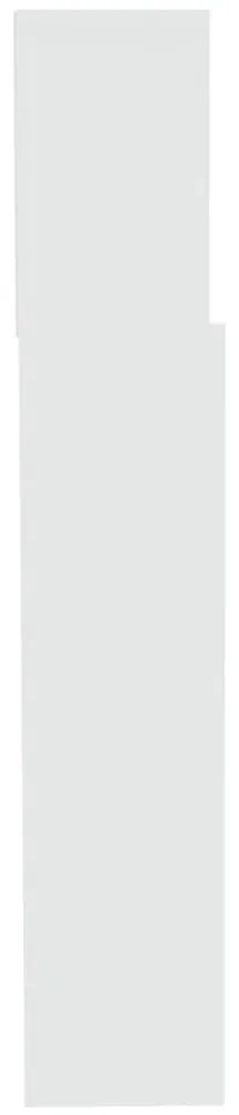 vidaXL Κεφαλάρι Με Αποθηκευτικό Χώρο Λευκό 200 x 19 x 103,5 εκ.