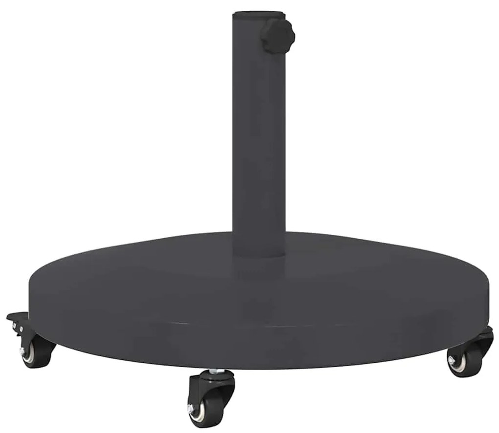 vidaXL Εξωτερική βάση ομπρέλας Σκούρο γκρι 48 x 48 x 32 εκ.