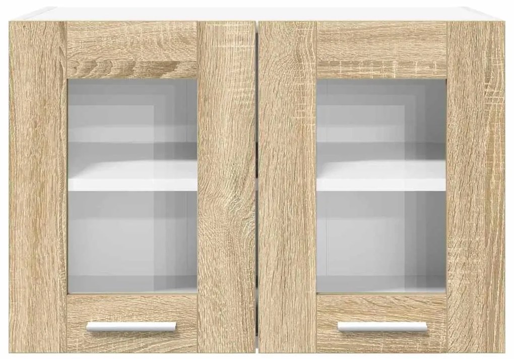 vidaXL Κρεμαστό ντουλάπι με αποθήκευση Δρύς Sonoma 60 x 31 x 40 εκ