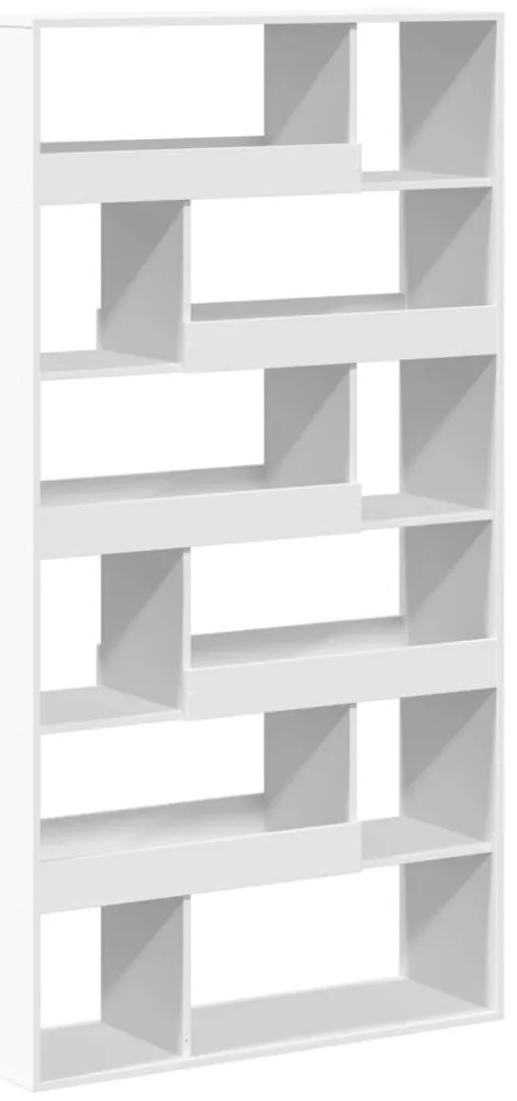 vidaXL Βιβλιοθήκη Λευκή 100x33x187,5 εκ. Επεξ. Ξύλο