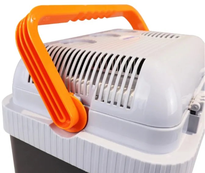Oliver Voltz OV51448A24 Ψυκτικό κουτί, 24 λίτρα, DC 12V/220-240V, Θέρμανση 50C, Ψύξη 13-18C, Γκρι/πορτοκαλί