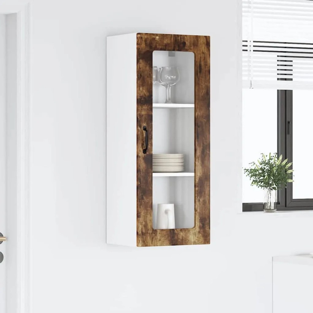 vidaXL Ντουλάπα Κουζίνας Kalmar Καπνιστό Δρύς 40 x 31 x 100 εκ.