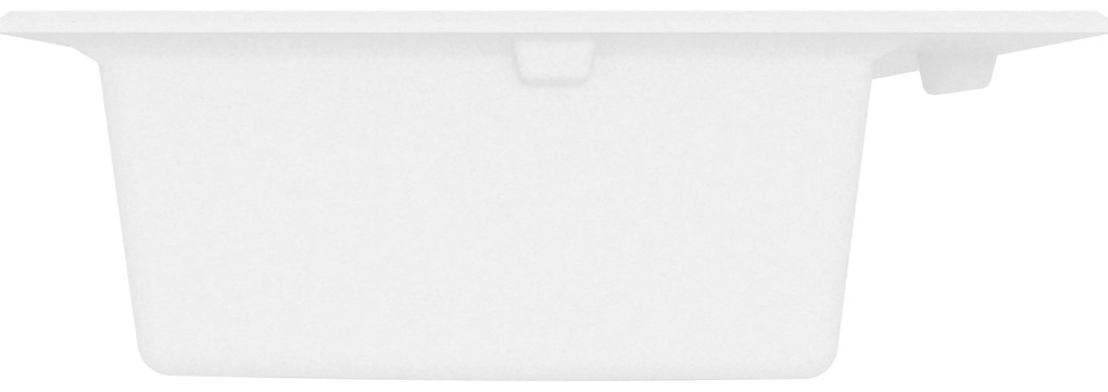 vidaXL Νεροχύτης Κουζίνας Λευκό 790x500x193 εκ Γρανίτης
