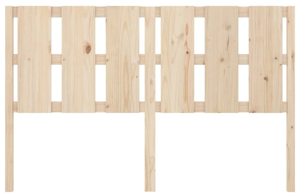 vidaXL Κεφαλάρι Κρεβατιού 155,5 x 4 x 100 εκ. από Μασίφ Ξύλο Πεύκου