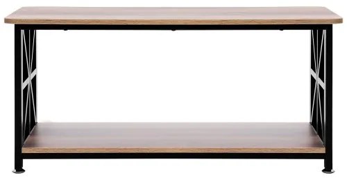 VEVOR 40&quot; Farmhouse Coffee Table Rectangle Table with Open Storage Compartment