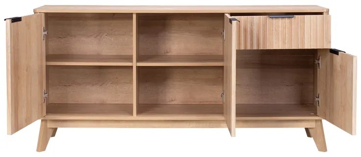 Μπουφές Hamea pakoworld mdf σε φυσική απόχρωση 150x39,5x73εκ