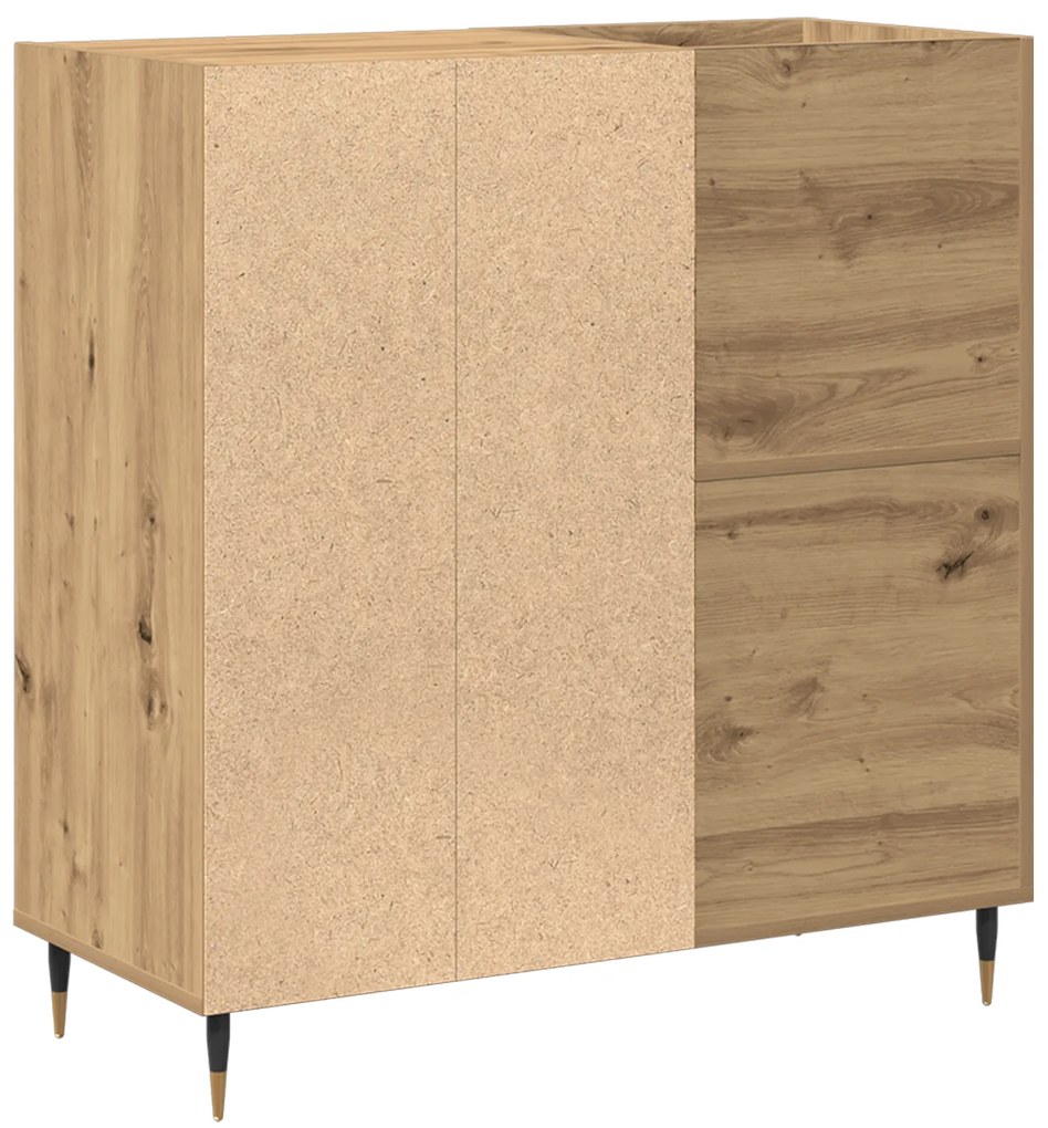 vidaXL Ντουλάπι Δίσκων Παλιού Ξύλου 84,5x38x89 εκ Επεξεργασμένο Ξύλο