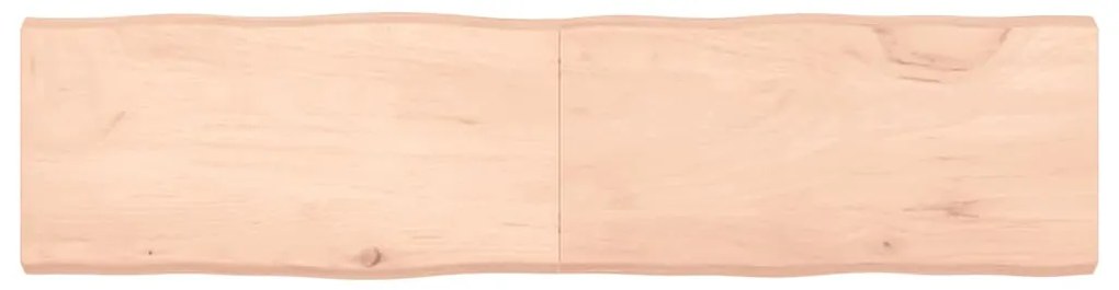 vidaXL Επιφάνεια Τραπεζιού 160x40x(2-6)εκ Ακατέργαστο Μασίφ Ξύλο Δρυός