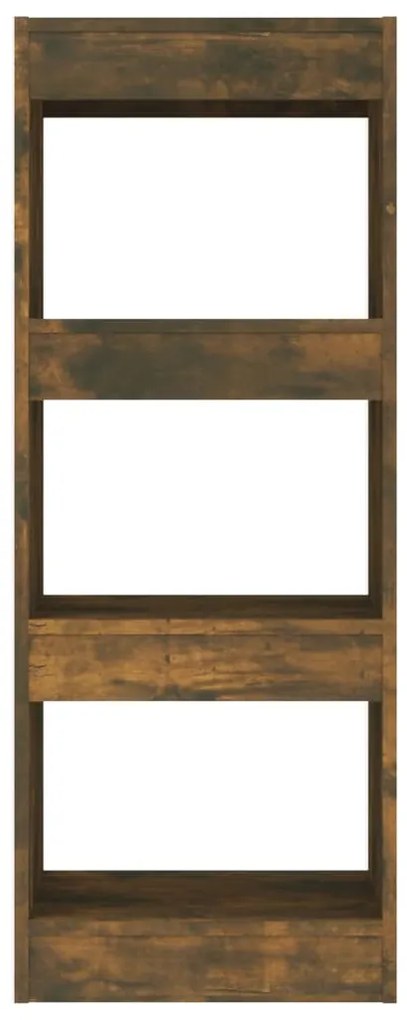 vidaXL Βιβλιοθήκη/Διαχωρ. Χώρου Καπνιστή Δρυς 40x30x103 εκ Μοριοσανίδα