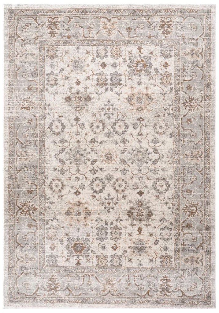 Χαλί (200x290) Polcarpet Estia 2571 D.Grey/White