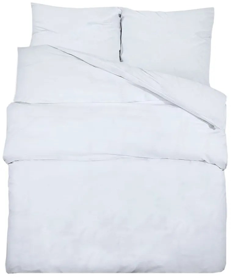 vidaXL Σετ Παπλωματοθήκης Λευκό 135x200 εκ. Ελαφρύ Ύφασμα Μικροϊνών