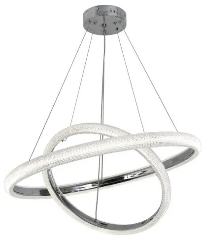 Κρεμαστό Φωτιστικό Οροφής LED 60W IP20 3CCT Χρώμιο 6102-Chrome Inlight-6102-Chrome-Χρώμιο 6102-Chrome