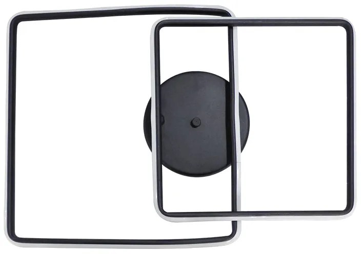 Φωτιστικό Οροφής LED Step Dimmable Heronia Leo Black 01-0372