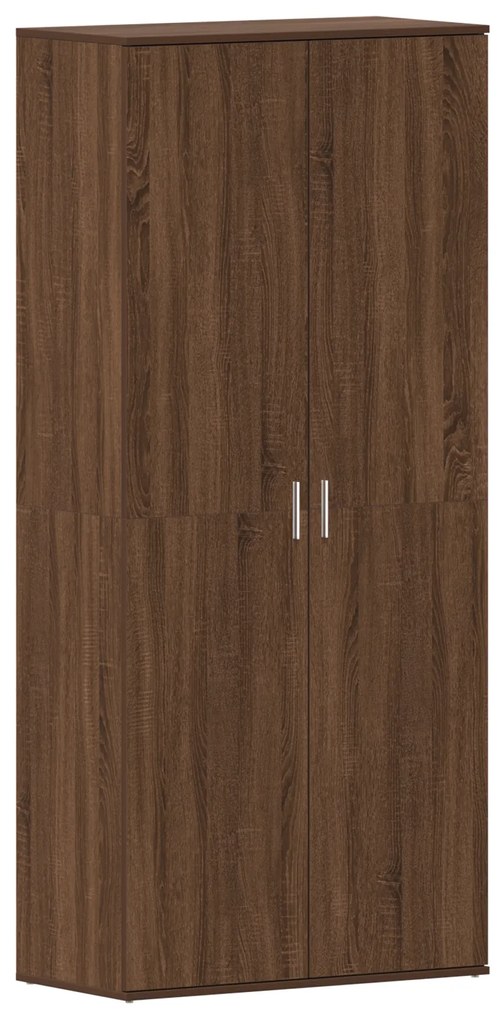 vidaXL Ντουλάπι Παπουτσιών Καφέ Δρυός 80x39x180 cm Φτιαγμένο Ξύλο