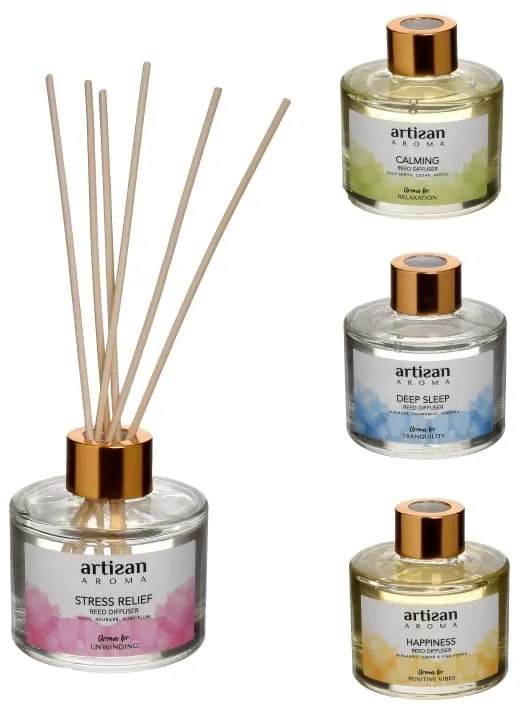 Inart Αρωματικό Χώρου Με Sticks Ροζ 100Ml Φ8Χ22