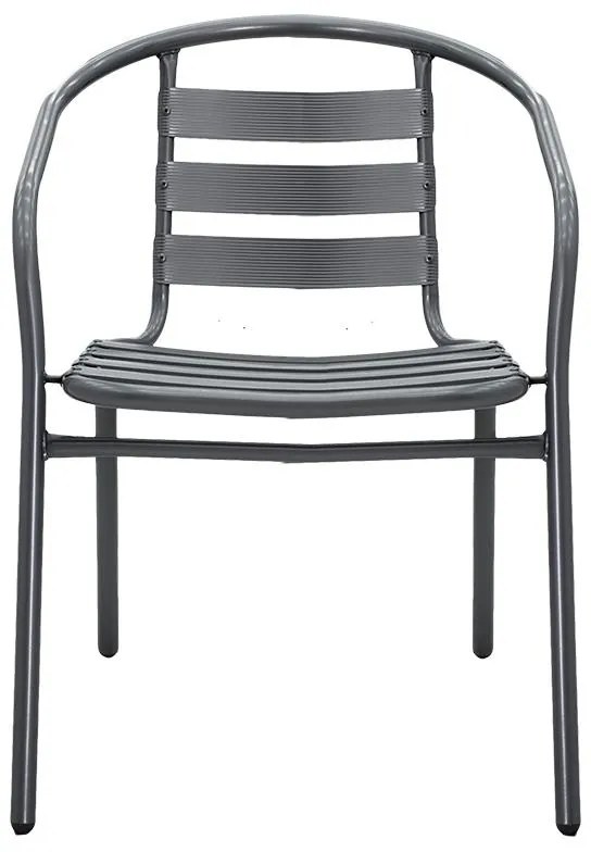 Καρέκλα - Πολυθρόνα Tade μέταλλο ανθρακί 54x62x74 εκ. 54x58x73 εκ.