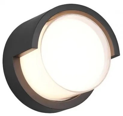 Απλίκα Φωτιστικό Τοίχου LED Μαύρο 8W 3000K IP54 Puno R27036132 Trio Lighting R27036132 Μαύρο