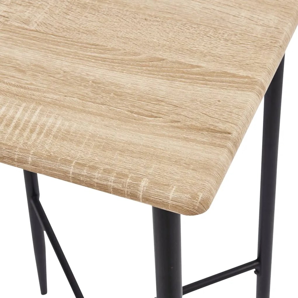 vidaXL Σετ Επίπλων Μπαρ 5 Τεμαχίων Χρώμα Taupe Υφασμάτινο