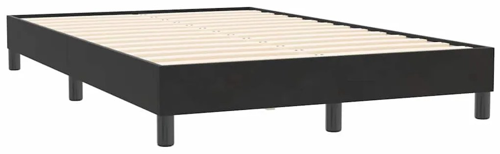 vidaXL Box Spring Κρεβάτι χωρίς στρώμα Μαύρο 120x210 cm Βελούδινο