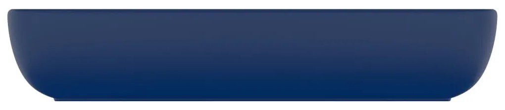 Νιπτήρας Πολυτελής Ορθογώνιος Σκ. Μπλε Ματ 71x38 εκ. Κεραμικός - Μπλε