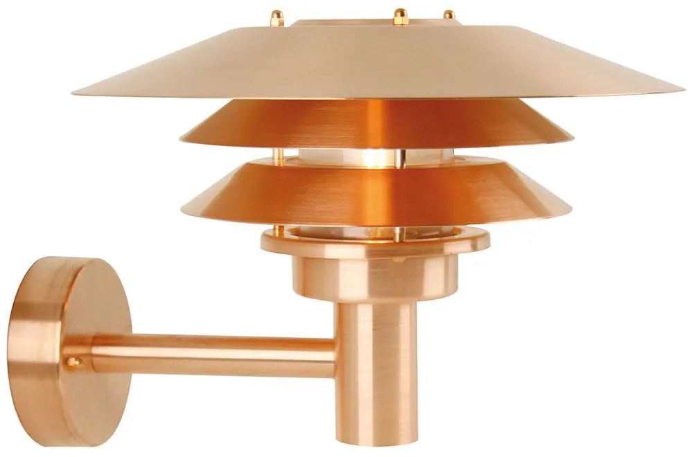 Φωτιστικό Τοίχου Venø 10600625 40x26cm 1xE27 60W IP54 Copper Nordlux Copper,Plastic