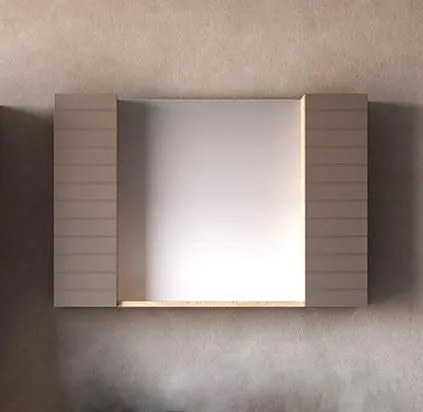 Καθρέπτης μπάνιου VEGA 100 σε Cappucino Ματ 100x15.5x68 εκ.