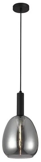 Κρεμαστό Φωτιστικό Οροφής E27 60W IP20 Zaron Sunlight-ZARON-H-SM-Μαύρο ZARON-H-SM