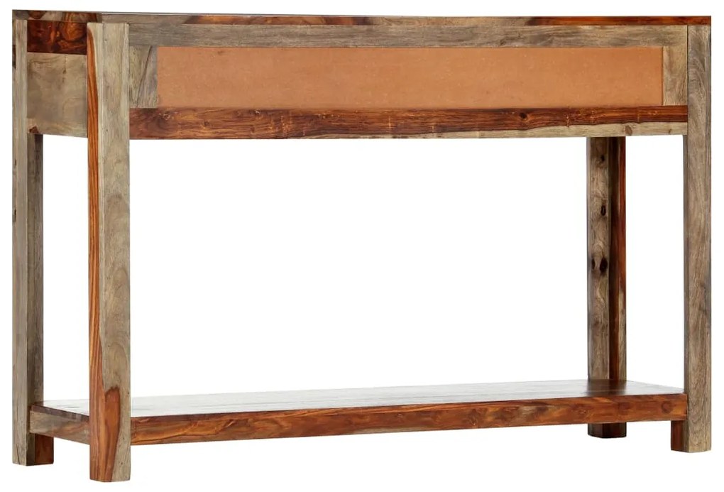 vidaXL Κονσόλα Τραπέζι με 3 Συρτάρια 120x30x75 εκ. Μασίφ Ξύλο Ακακίας