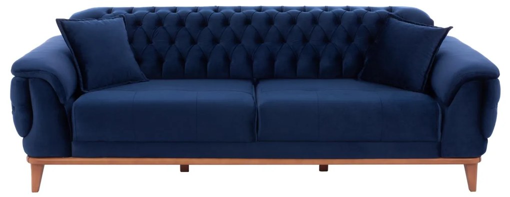 Καναπές - Κρεβάτι Bennington 3θέσιος Mπλέ 240x95x80 εκ. 240x95x80 εκ.